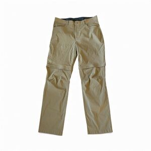 Eddie Bauer men’s tan convertible hiking pants size 36/34​​